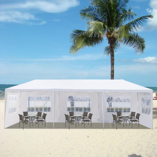 Zimtown 10 x30  Canopy install Gazebo Wedding Party Tent with Removable Sidewall Outdoor - Image 7