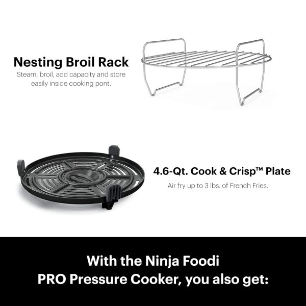 Foodi 11-in-1 6.5-qt Pro Pressure Cooker + Air Fryer With Stainless Finish - Image 2