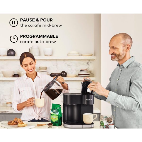 K-Duo Single Serve K-Cup Pod   Carafe Coffee Maker, Black,1470 watts - Image 8