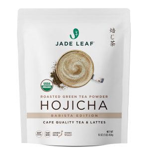 Jade Leaf Matcha Organic Japanese Hojicha Roasted Green Tea Powder, Barista Edition, Authentic Japanese, (1 Pound Pouch)