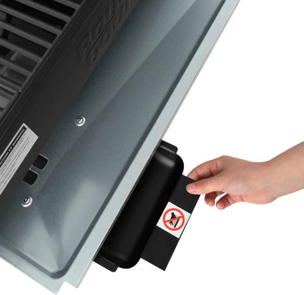 GD4002T Tailgater Tabletop Gas Grill Griddle, 4-Burner Portable Propane Grill Griddle Combo, 40 000 BTU, Black - Image 14