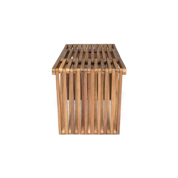 Christopher Knight Home Esme Outdoor Acacia Wood Bench, Teak Finish - Image 5