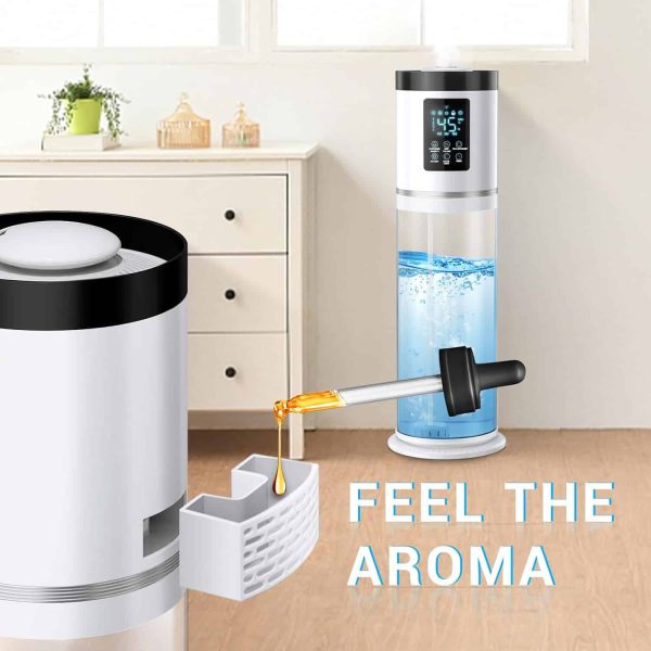 Hiswelle Humidifiers for Bedroom Large Room with Clear Tank, 7-Color Ambient Light, 8L 2.1Gal 36dB Ultrasonic Cool Mist Humidifiers - Image 6