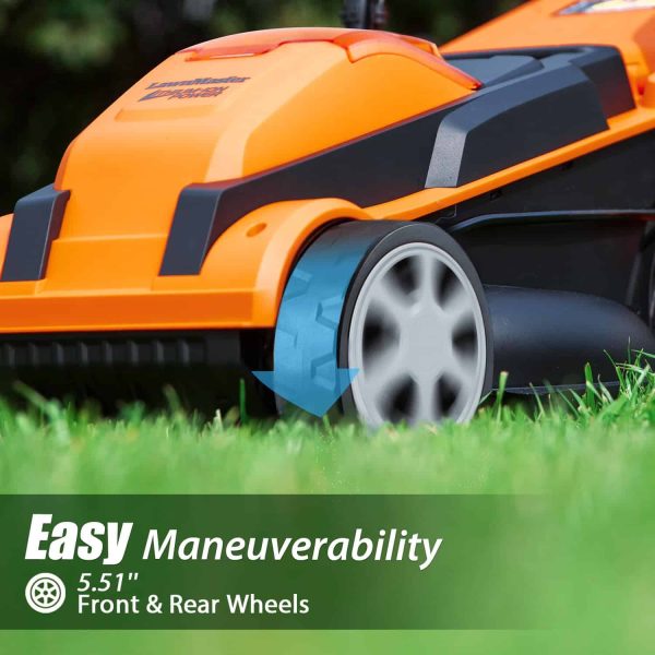 LawnMaster CLM2413A Cordless 13-Inch Lawn Mower 24V Max with 2X4.0Ah Battery and a Charger - Image 4