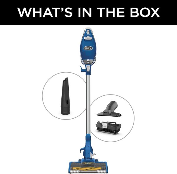 HV343AMZ Rocket Corded Stick Vacuum, Crevice Upholstery Tools, Blue/Silver - Image 8