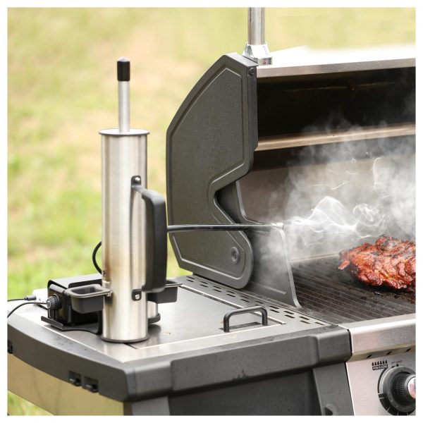 GANGSHELO Portable Electric Smoker Pellet Accessory Works with Any BBQ Grill Add Your Favorite Blend