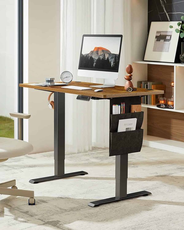 Marsail Standing Desk Adjustable Height 48 24 Inch, Electric Standing Desk - Image 2