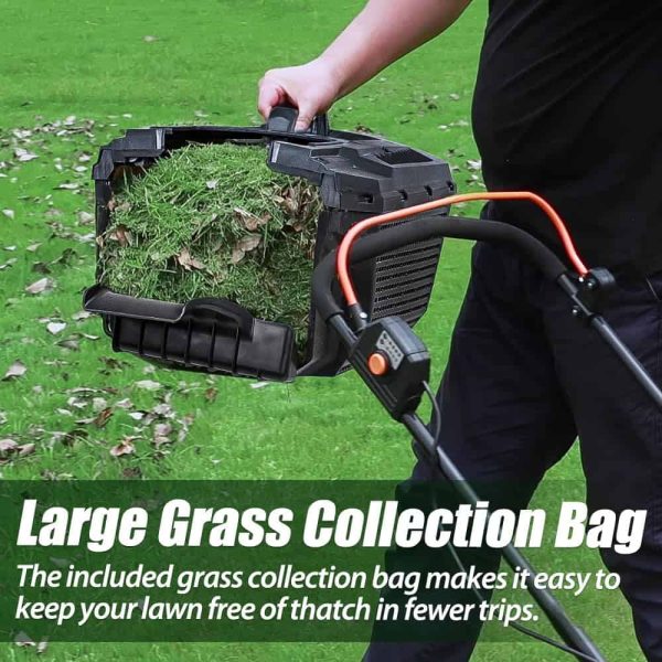 LawnMaster CLM2413A Cordless 13-Inch Lawn Mower 24V Max with 2X4.0Ah Battery and a Charger - Image 6