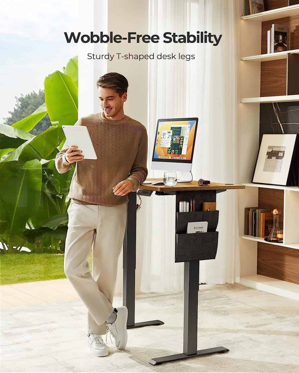 Marsail Standing Desk Adjustable Height 48 24 Inch, Electric Standing Desk - Image 4