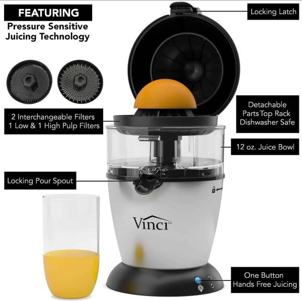 Effortless Citrus Juicing with Vinci s Hands-Free Electric Juicer - Image 5