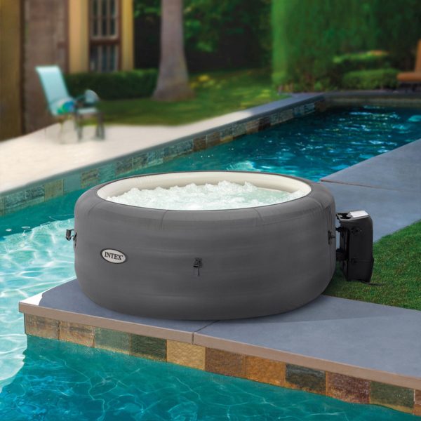 INTEX 28483E SimpleSpa Bubble Massage Spa- 4 Person Capacity – Built-in QuickFill Inflation   77  x 26 - Image 3