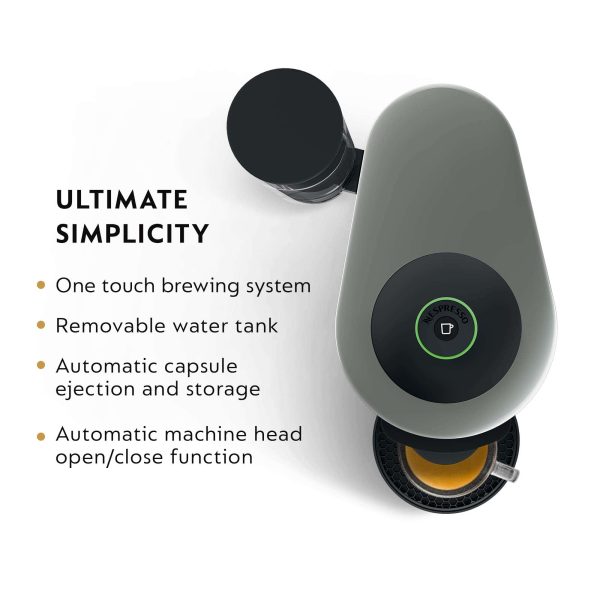 VertuoPlus Coffee and Espresso Machine, 5 Fluid Ounces, Grey - Image 5