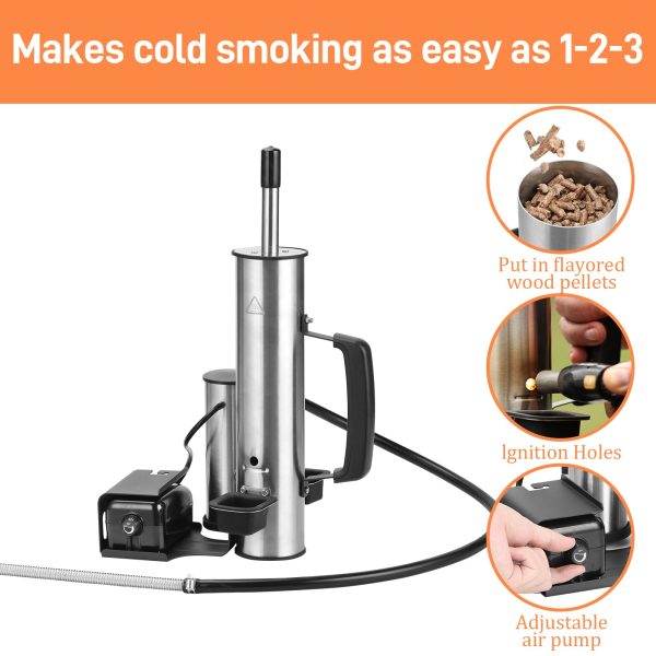 GANGSHELO Portable Electric Smoker Pellet Accessory Works with Any BBQ Grill Add Your Favorite Blend - Image 6