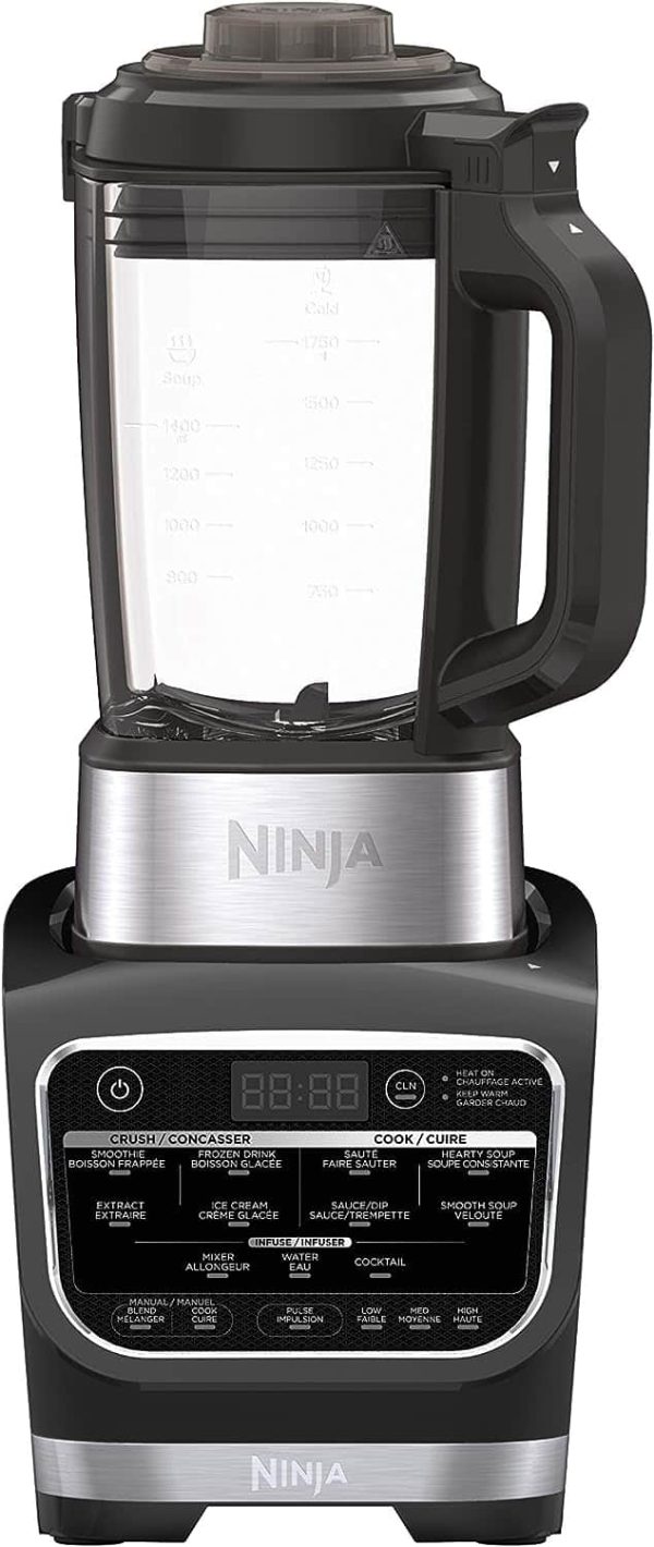 HB152 Foodi Heat-iQ Blender, 64 oz, Black - Image 2