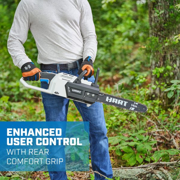 40-Volt Cordless Brushless 14-inch Chainsaw Kit (1) 4.0Ah Lithium-Ion Battery - Image 8