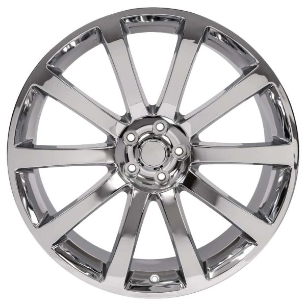 20 9 Wheel Fits Dodge, Chrysler   300 SRT Style Chrome Rim, Hollander 2253   SET - Image 5