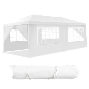 10 x20  Canopy Tent Heavy Duty Wedding Party Tent 6 Sidewalls W/Carry Bag