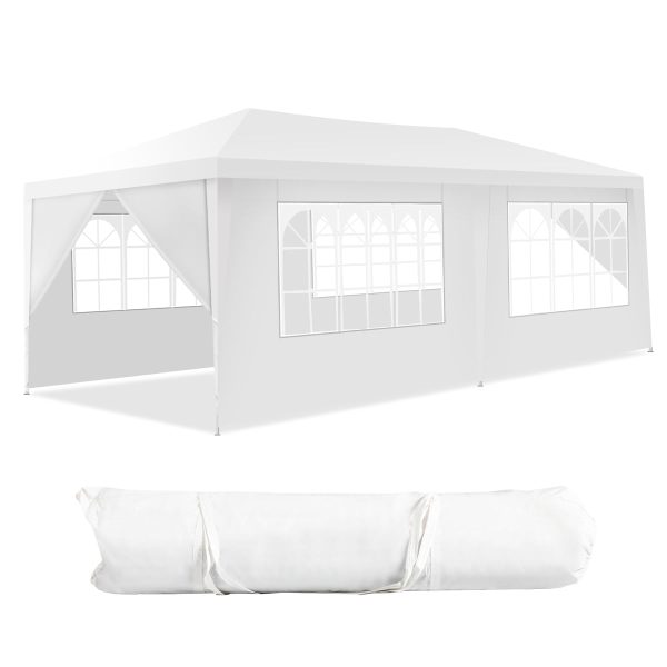 10 x20  Canopy Tent Heavy Duty Wedding Party Tent 6 Sidewalls W/Carry Bag