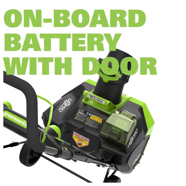 40V 20-inch Brushless Snow Thrower, Battery Not Included, 2601102 - Image 8