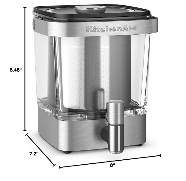 KCM5912SX Cold Brew Coffee Maker 38 Ounce Brushed Stainless Steel - Image 2