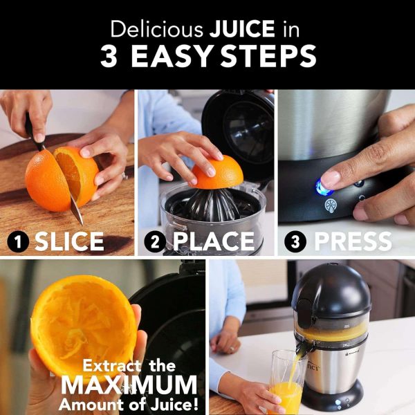 Effortless Citrus Juicing with Vinci s Hands-Free Electric Juicer - Image 4