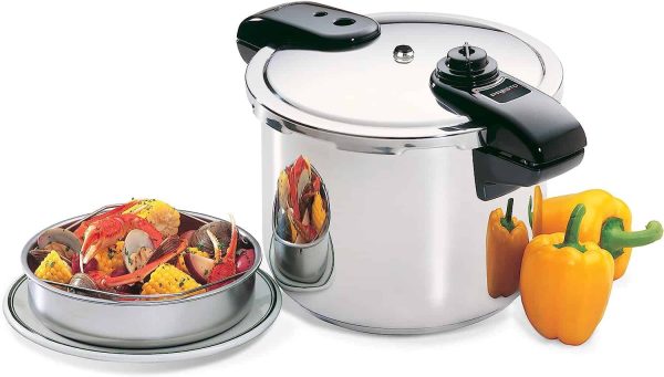01370 8-Quart Stainless Steel Pressure Cooker - Image 3