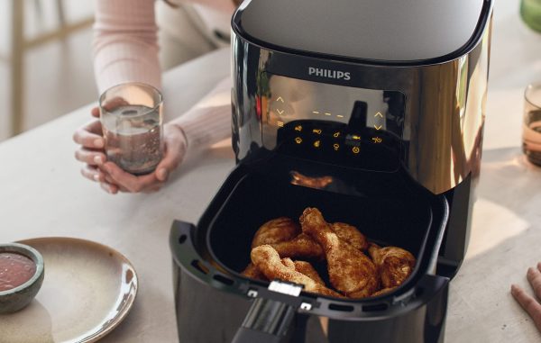 PHILIPS 3000 Series Air Fryer Essential Compact with Rapid Air Technology, 13-in-1 Cooking Functions, 4.1L capacity, Black - Image 4