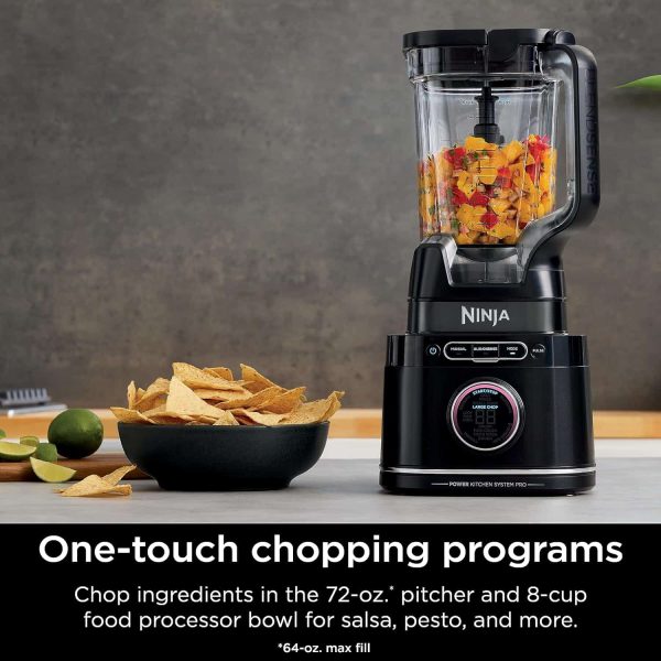 TB401 Detect Kitchen System Power Blender + Processor Pro, BlendSense Technology, Blender, Chopping   Smoothies, Black - Image 9