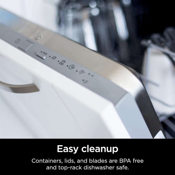TB401 Detect Kitchen System Power Blender + Processor Pro, BlendSense Technology, Blender, Chopping   Smoothies, Black - Image 3