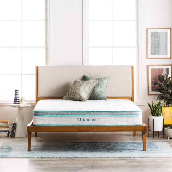 Linenspa 8 Inch Memory Foam and Spring Hybrid Mattress   Full Size - Image 10