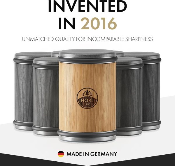 HORL 2 Walnut Rolling Knife Sharpener Engineered in Germany for Straight Edge - Image 4