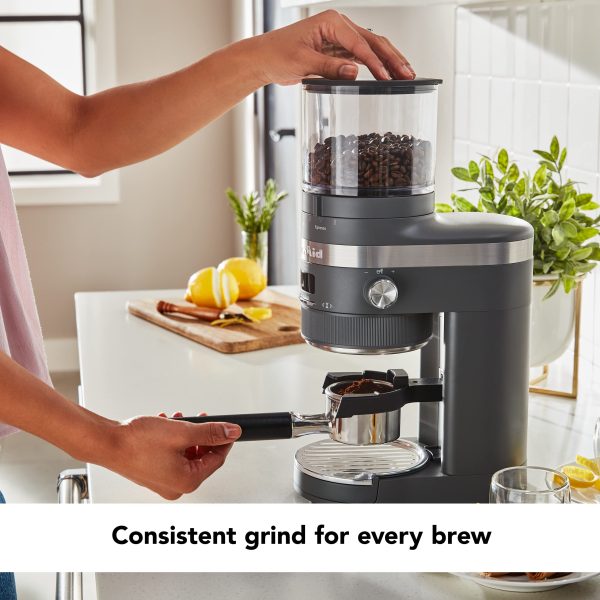 KCG8433DG Burr Coffee Grinder   Matte Charcoal Grey, 10 Oz - Image 6