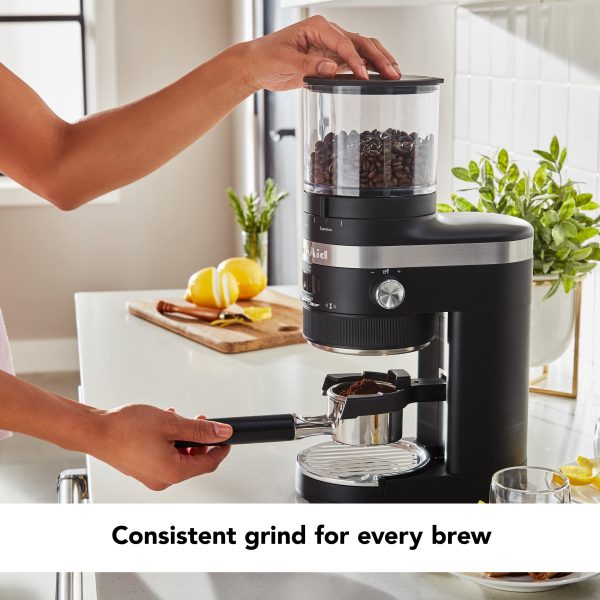 KCG8433BM Burr Coffee Grinder   Black Matte, 10 Oz - Image 6