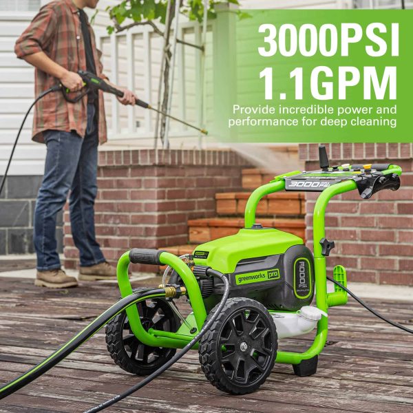 3000 PSI (1.1 GPM) TruBrushless Electric Pressure Washer (PWMA Certified) - Image 6