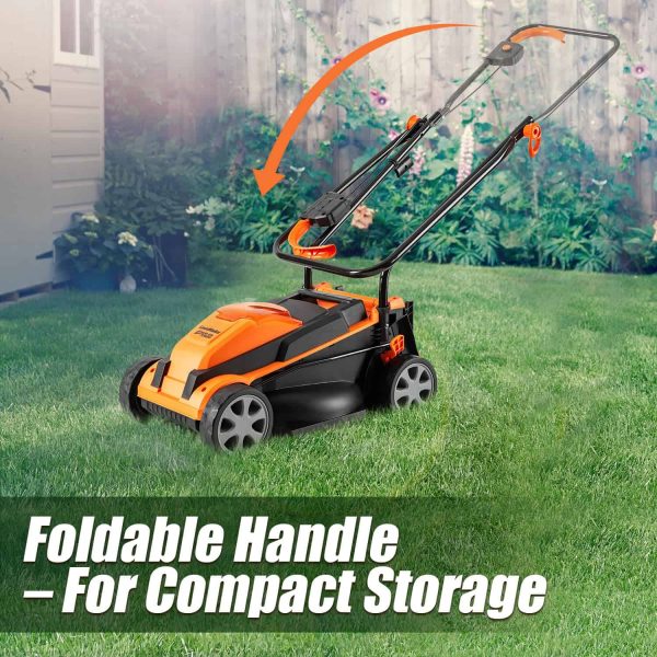LawnMaster CLM2413A Cordless 13-Inch Lawn Mower 24V Max with 2X4.0Ah Battery and a Charger - Image 3