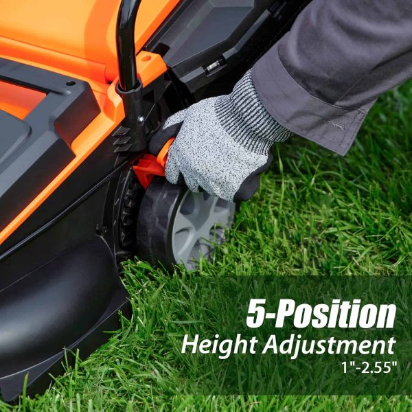 LawnMaster CLM2413A Cordless 13-Inch Lawn Mower 24V Max with 2X4.0Ah Battery and a Charger - Image 7