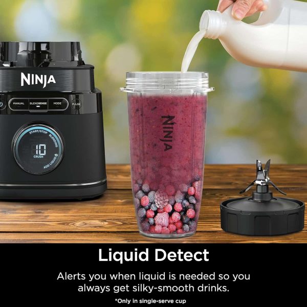 TB401 Detect Kitchen System Power Blender + Processor Pro, BlendSense Technology, Blender, Chopping   Smoothies, Black - Image 12