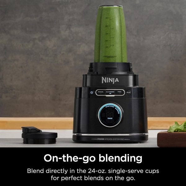 TB401 Detect Kitchen System Power Blender + Processor Pro, BlendSense Technology, Blender, Chopping   Smoothies, Black - Image 10
