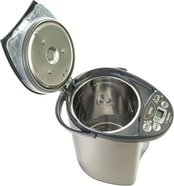 Zojirushi CD-WHC40XH Micom Water Boiler   Warmer, 135 oz, Stainless Gray - Image 6