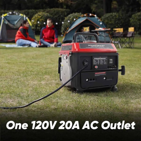 PowerSmart 1200W Portable Generator, Small Generator for Camping Outdoor, Ultralight, EPA   CARB Compliant - Image 3
