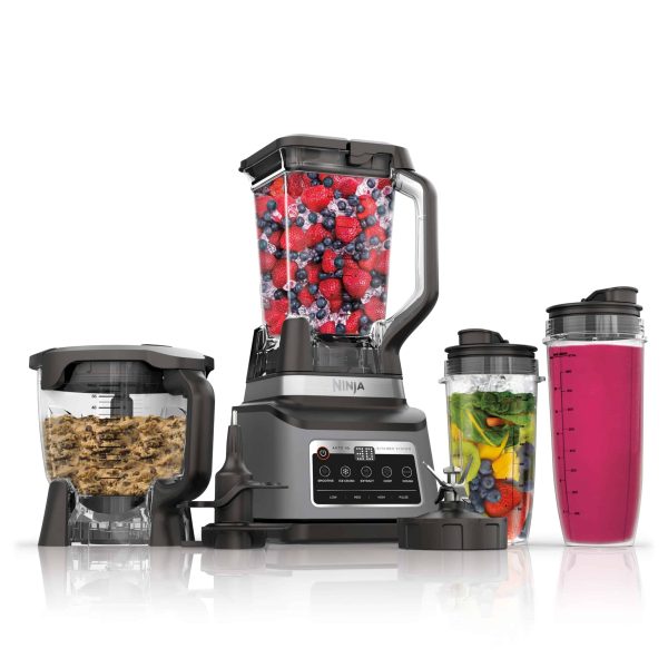 BN801: Powerful Kitchen System for Smoothies, Dough   More (Grey)
