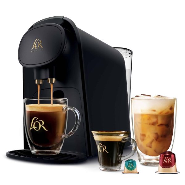L OR Barista System Coffee and Espresso Machine Combo by Philips, Black