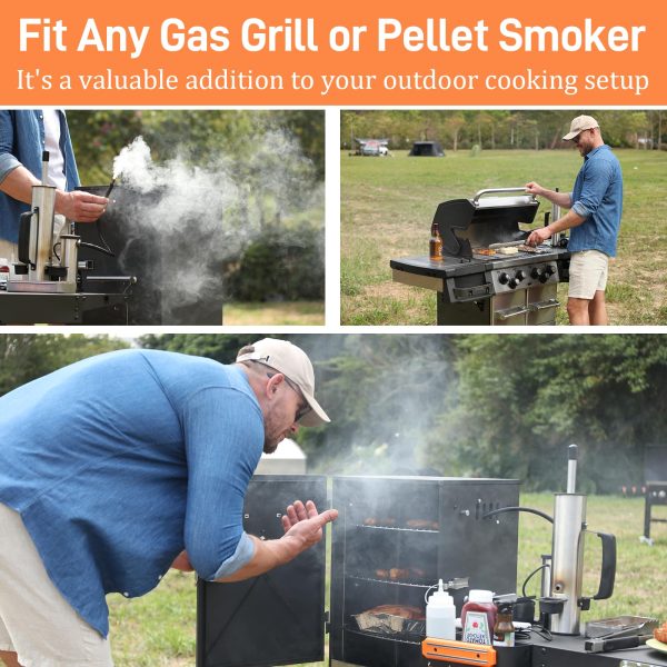 GANGSHELO Portable Electric Smoker Pellet Accessory Works with Any BBQ Grill Add Your Favorite Blend - Image 4