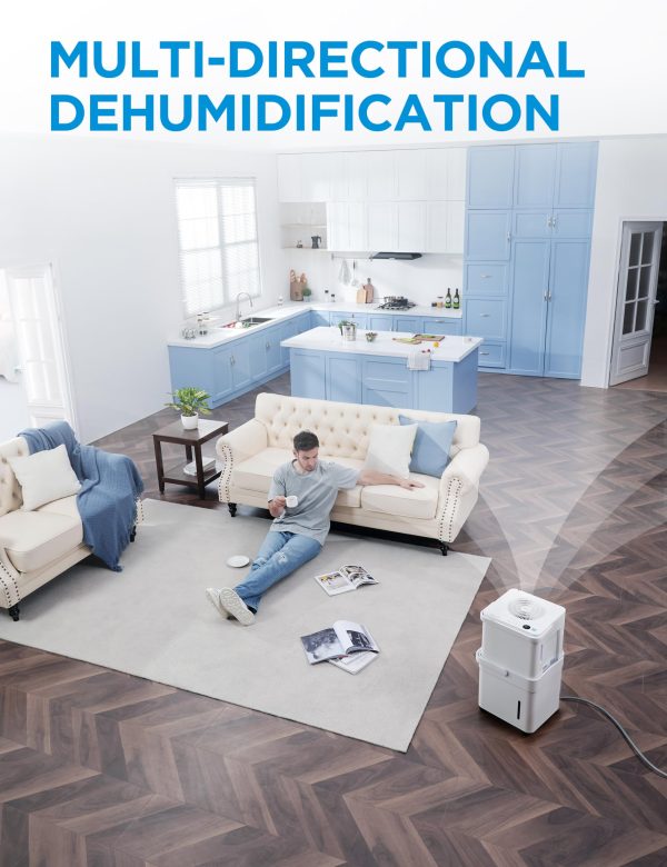 Midea Cube 20 Pint Dehumidifier for Basement and Rooms at Home for up to 1500 Sq. Ft., Smart Control - Image 10