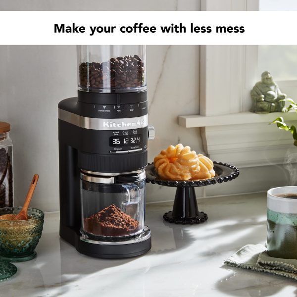 KCG8433BM Burr Coffee Grinder   Black Matte, 10 Oz - Image 2