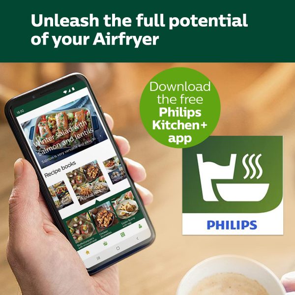 PHILIPS 3000 Series Air Fryer Essential Compact with Rapid Air Technology, 13-in-1 Cooking Functions, 4.1L capacity, Black - Image 2
