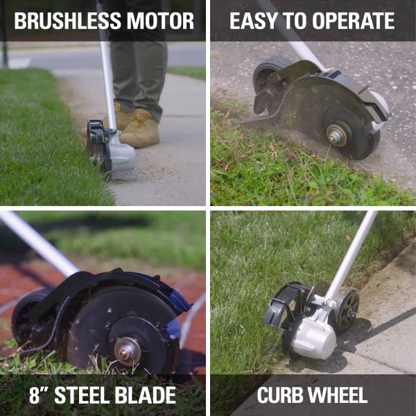 Pro 80V 8 inch Brushless Edger, Battery Not Included ED80L00 - Image 11