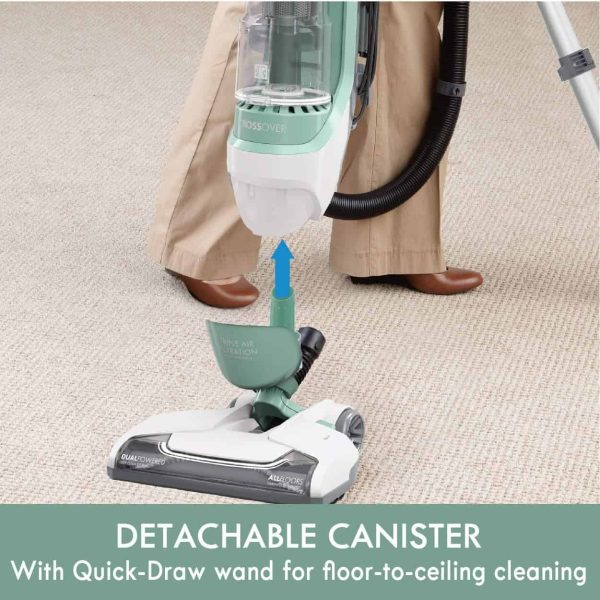 DU3017 Friendly Upright Bagless 2-Motor Crossover Max Beltless Vacuum Cleaner, Light Green - Image 3