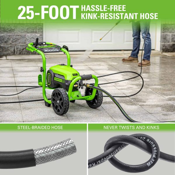 3000 PSI (1.1 GPM) TruBrushless Electric Pressure Washer (PWMA Certified) - Image 3