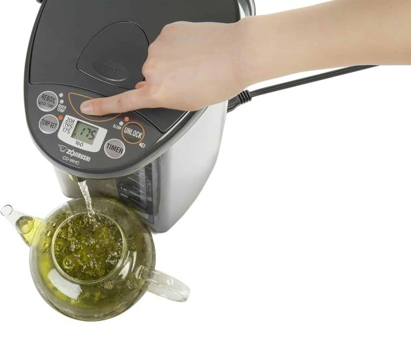Zojirushi CD-WHC40XH Micom Water Boiler   Warmer, 135 oz, Stainless Gray - Image 9